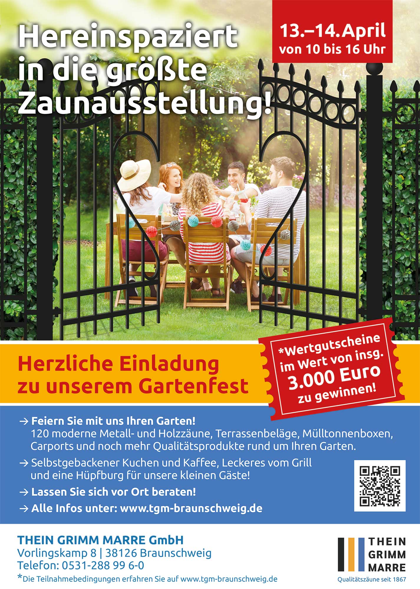 Gartenfest von Thein Grimm Marre in Braunschweig am 13. und 14. April 2024